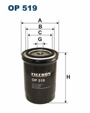 Oil Filter Filtron OP 519