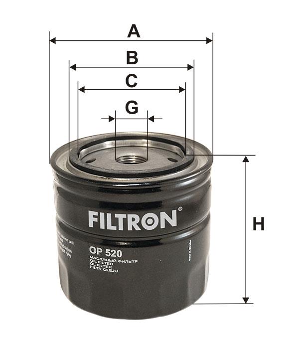 Oil Filter Filtron OP 520