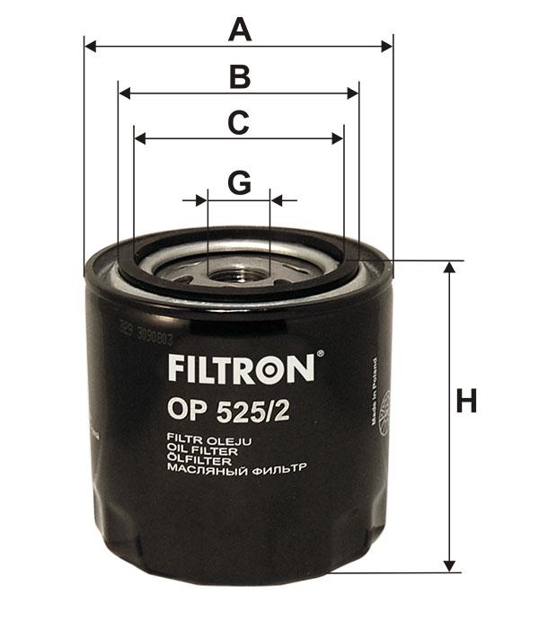 Oil Filter Filtron OP 525&#x2F;2