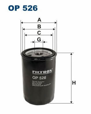 Oil Filter Filtron OP 526