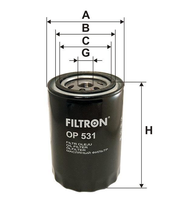 Oil Filter Filtron OP 531