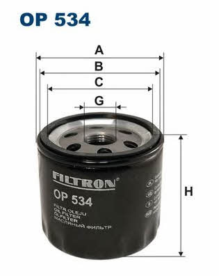 Oil Filter Filtron OP 534