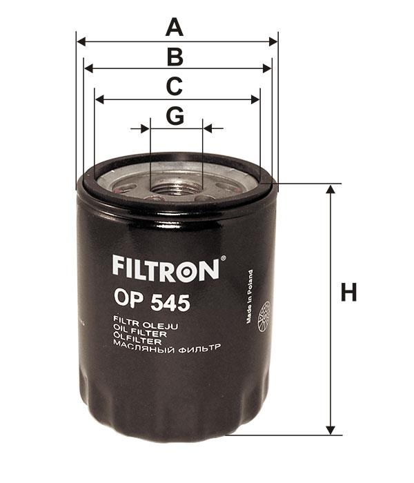 Oil Filter Filtron OP 545