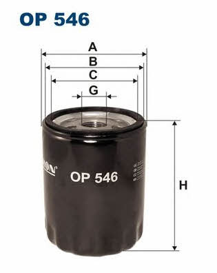 Oil Filter Filtron OP 546