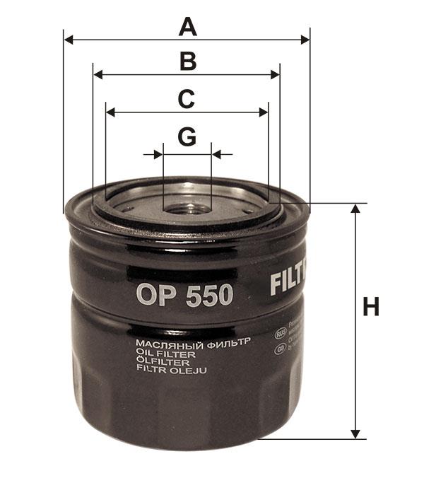 Oil Filter Filtron OP 550