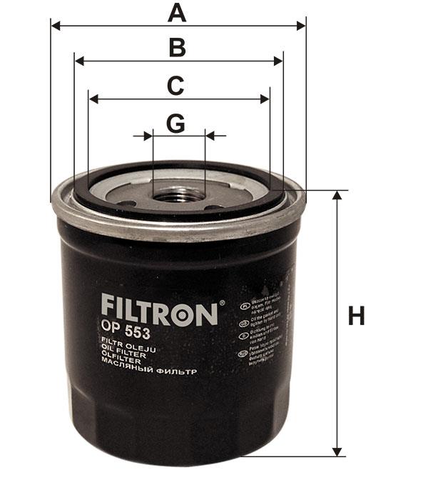 Oil Filter Filtron OP 553