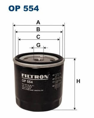 Oil Filter Filtron OP 554