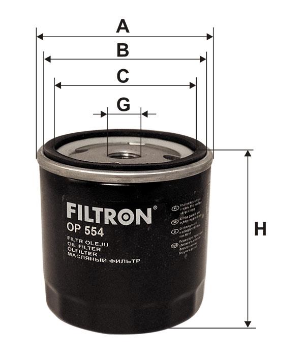 Oil Filter Filtron OP 554