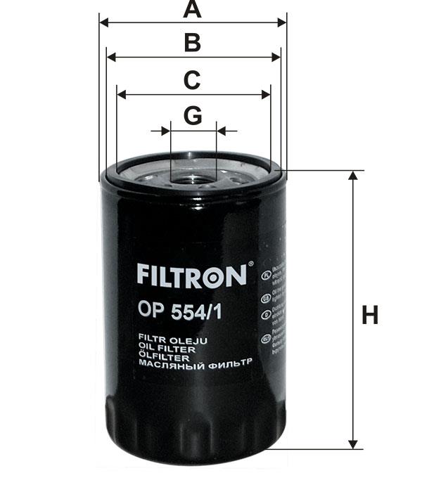 Oil Filter Filtron OP 554/1