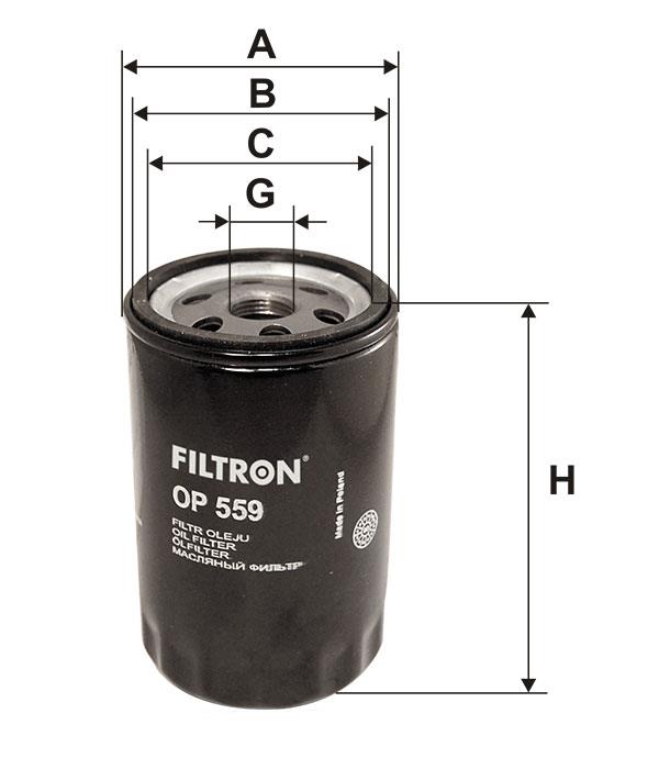 Oil Filter Filtron OP 559