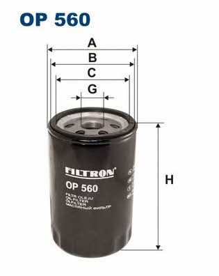Oil Filter Filtron OP 560