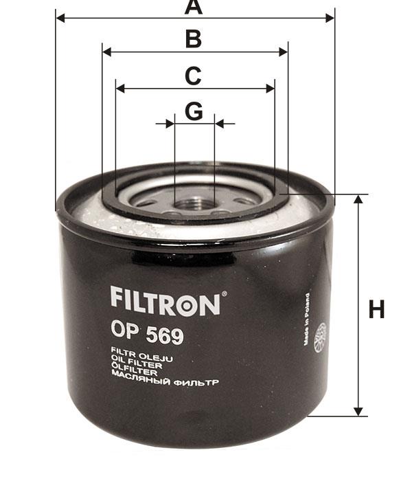 Oil Filter Filtron OP 569