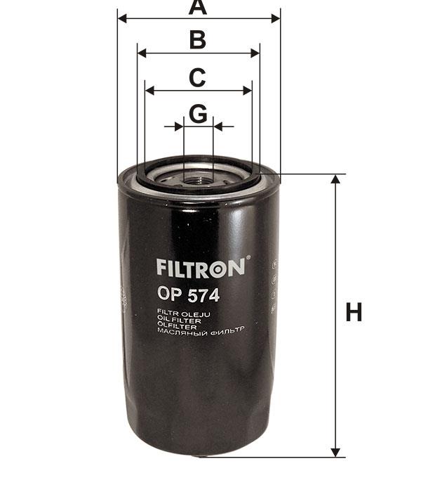 Oil Filter Filtron OP 574