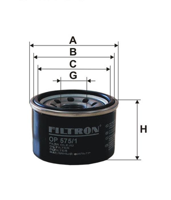 Oil Filter Filtron OP 575/1