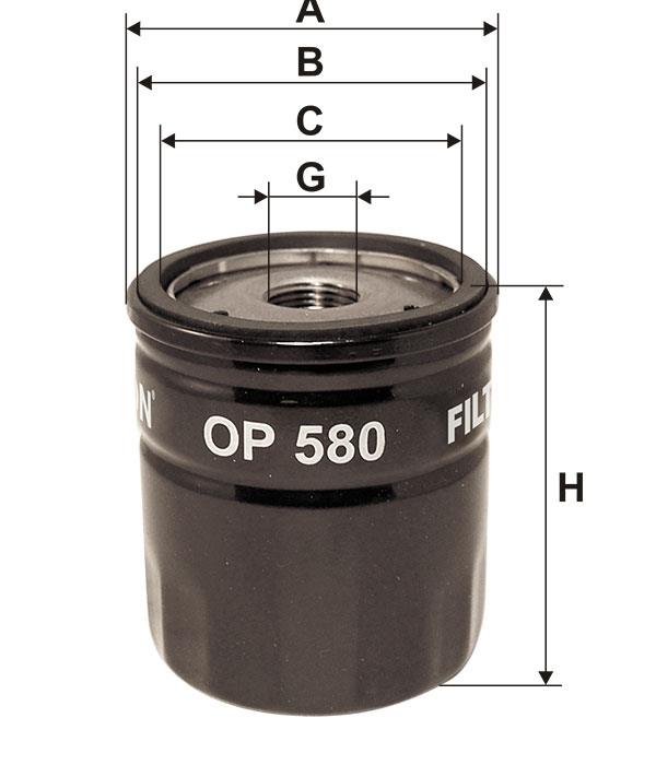 Oil Filter Filtron OP 580