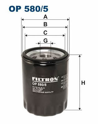 Oil Filter Filtron OP 580/5