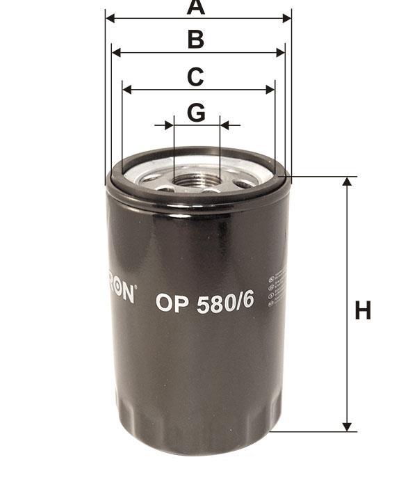 Oil Filter Filtron OP 580/6