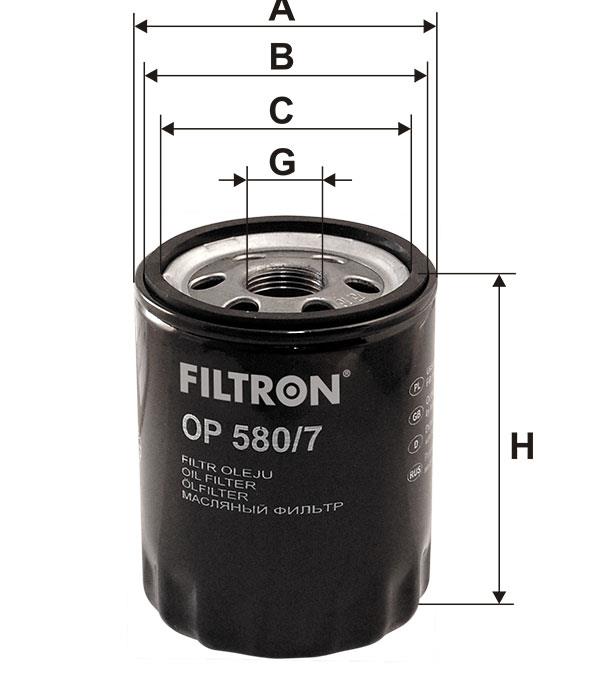 Oil Filter Filtron OP 580&#x2F;7