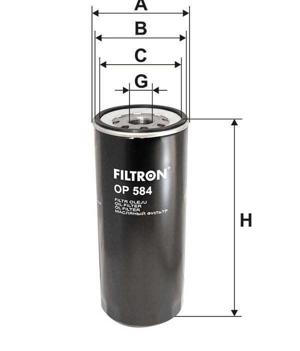 Oil Filter Filtron OP 584