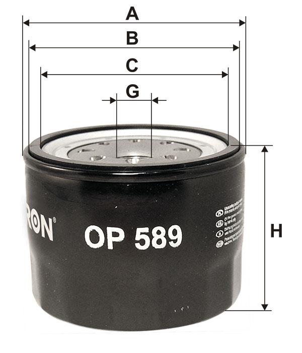 Oil Filter Filtron OP 589