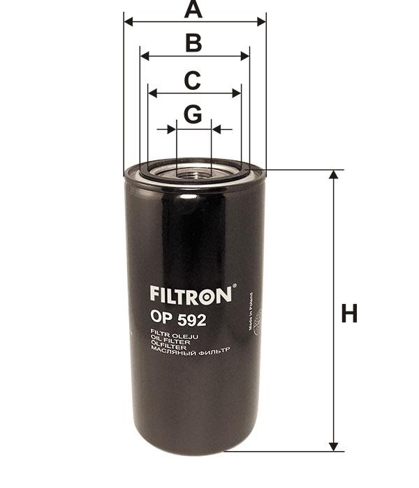 Oil Filter Filtron OP 592