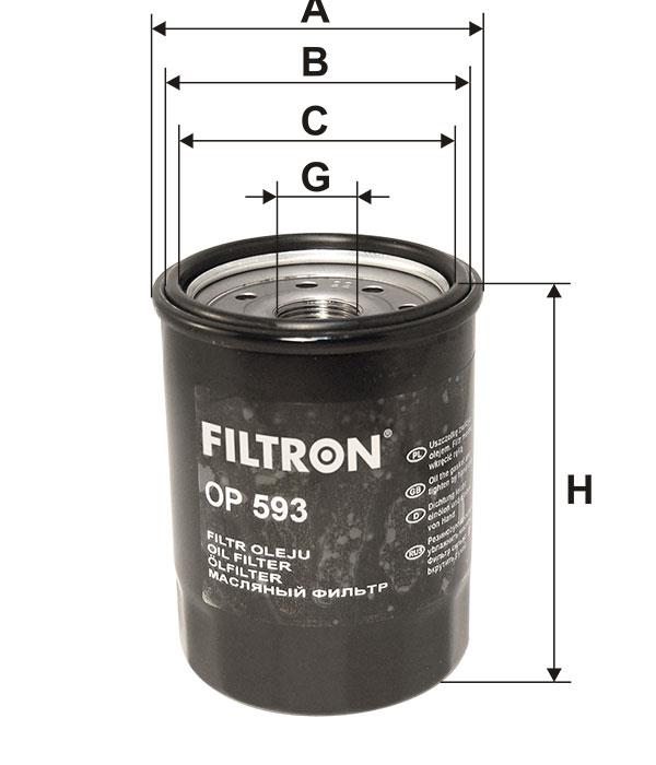 Oil Filter Filtron OP 593