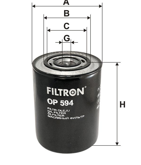 Oil Filter Filtron OP 594