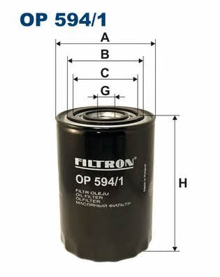 Oil Filter Filtron OP 594/1