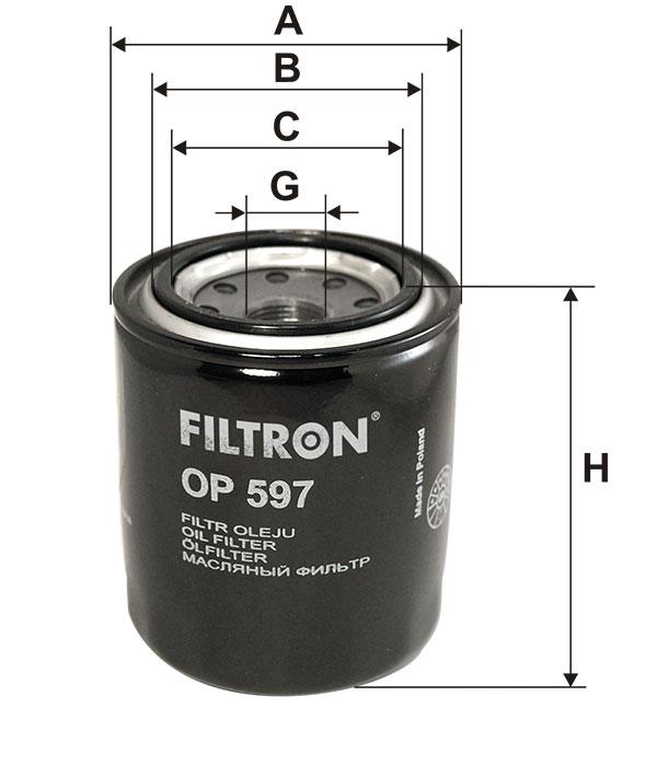 Oil Filter Filtron OP 597