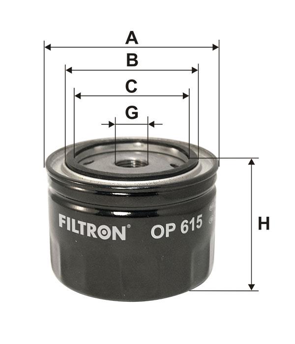 Oil Filter Filtron OP 615