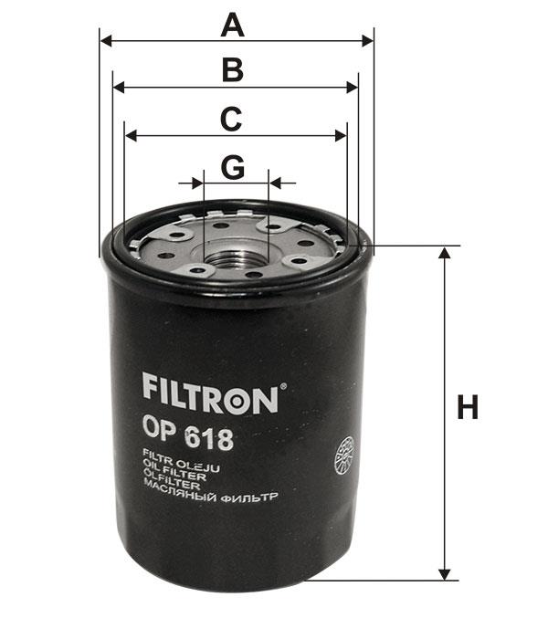 Oil Filter Filtron OP 618