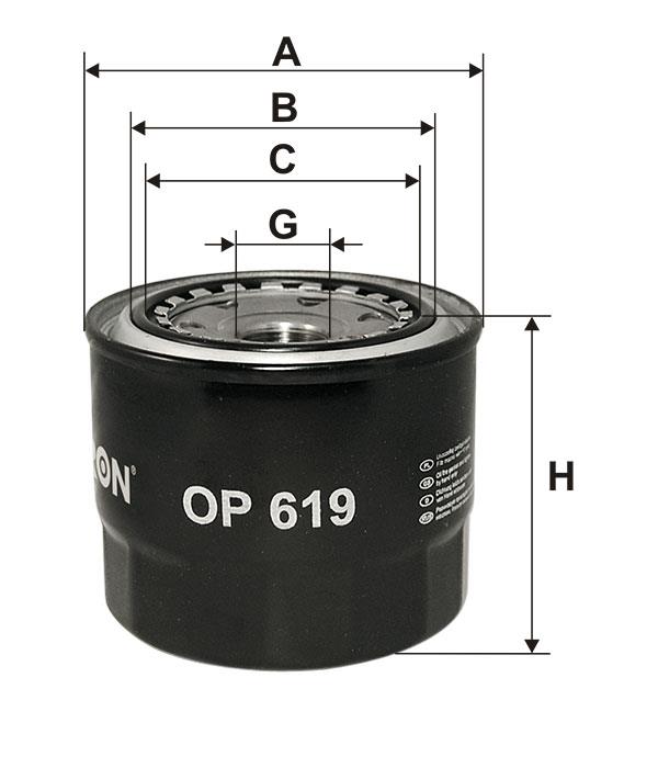 Buy Filtron OP619 – good price at EXIST.AE!