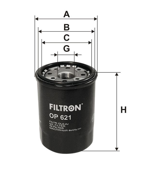 Oil Filter Filtron OP 621
