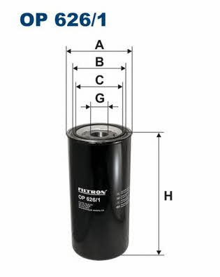 Oil Filter Filtron OP 626/1