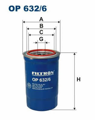 Oil Filter Filtron OP 632/6