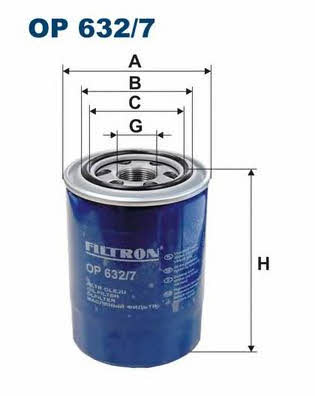 Oil Filter Filtron OP 632/7