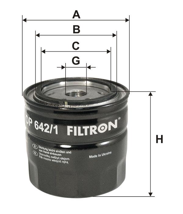 Oil Filter Filtron OP 642&#x2F;1