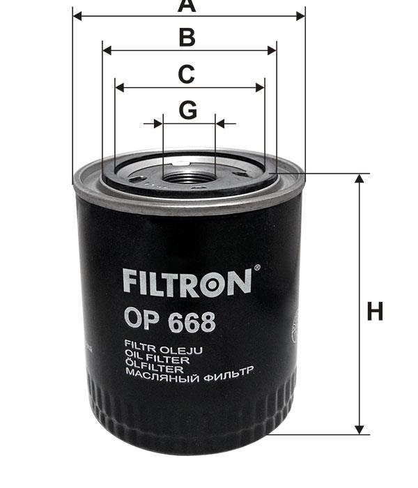Oil Filter Filtron OP 668