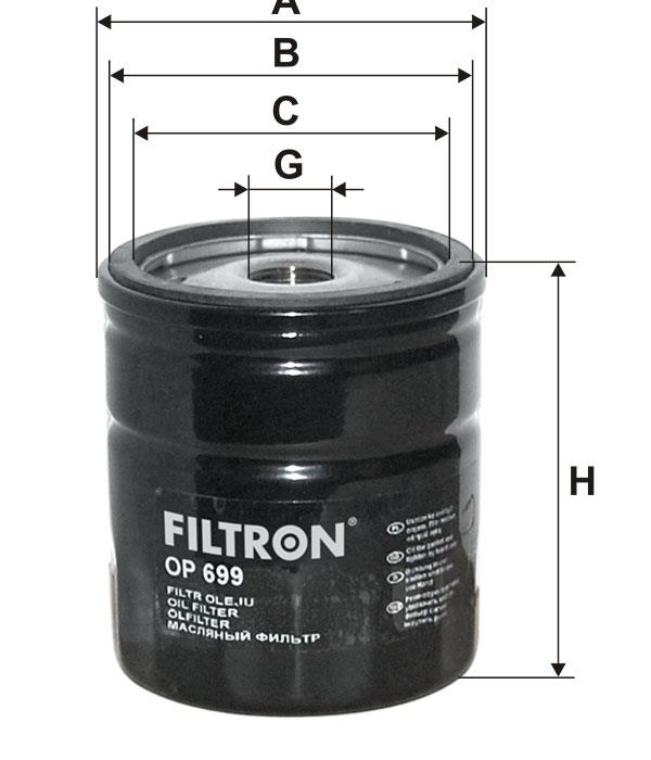 Oil Filter Filtron OP 699