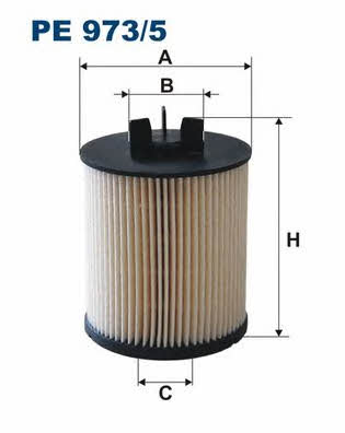 Fuel filter Filtron PE 973/5