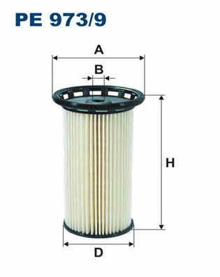 Fuel filter Filtron PE 973/9