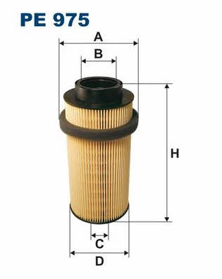 Fuel filter Filtron PE 975