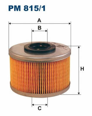 Fuel filter Filtron PM 815/1