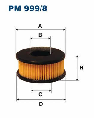 Gas filter Filtron PM 999/8