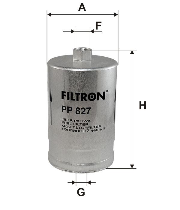 Fuel filter Filtron PP 827