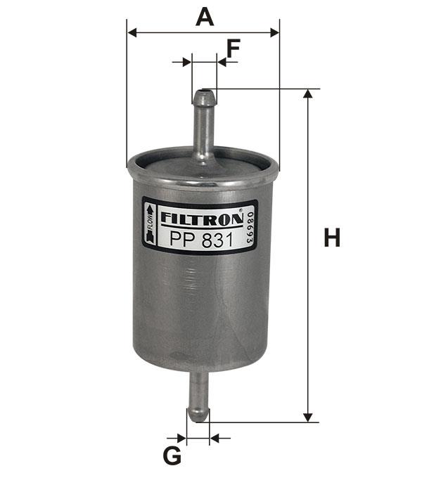 Fuel filter Filtron PP 831