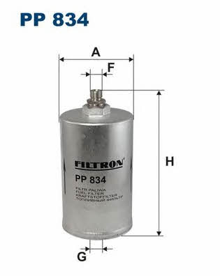 Fuel filter Filtron PP 834