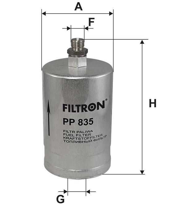 Fuel filter Filtron PP 835