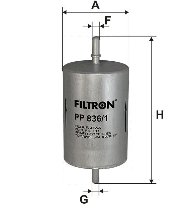 Fuel filter Filtron PP 836&#x2F;1