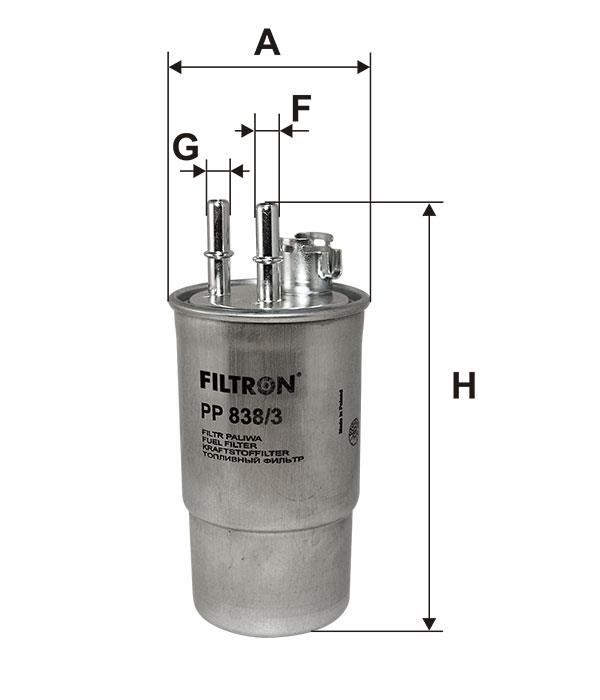 Fuel filter Filtron PP 838/3